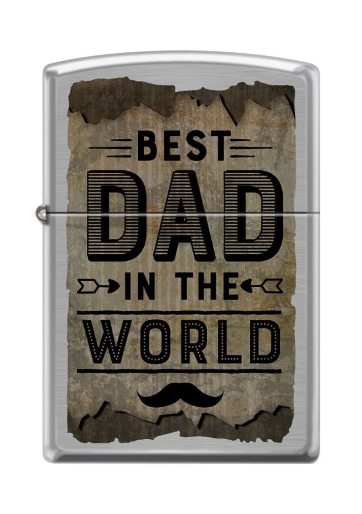 Zippo Lighter-Father and Son Happy Fathers Day Dad Fishing Windproof Lighter Best Dad Z5258