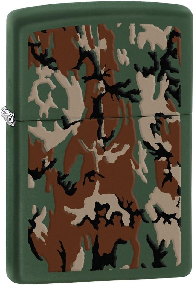 Zippo Green Matte Camo