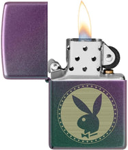 Load image into Gallery viewer, Zippo Lighter- Personalized Message Engrave for Playboy Bunny Iridescent 48380
