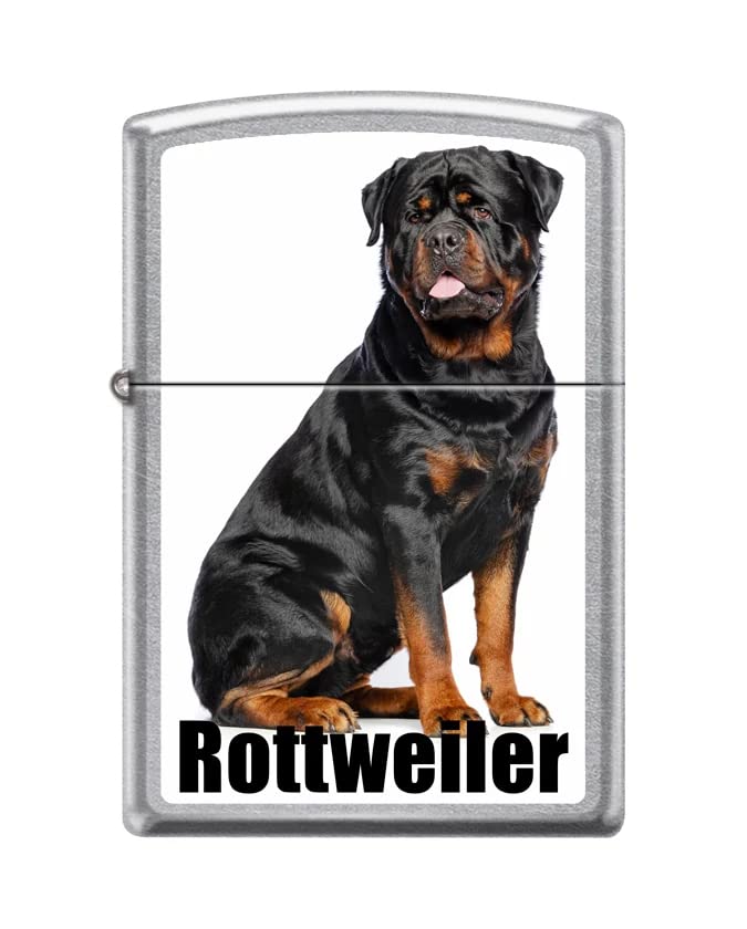 Zippo Lighter-Rottweiler Street Chrome Windproof Lighter #Z5370