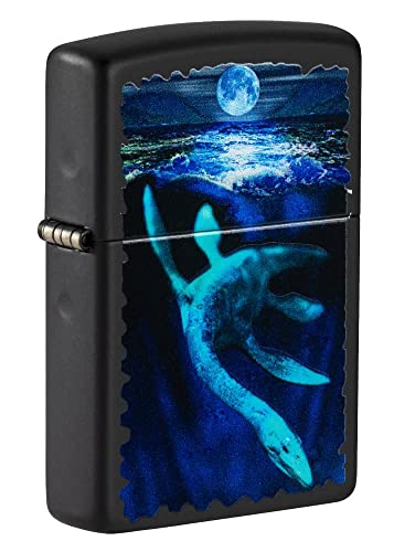 Zippo Lighter- Personalized Message for Black Light Design Loch Ness #49697