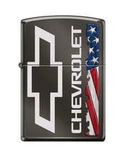 Load image into Gallery viewer, Zippo Lighter- Personalized Engrave for Chevy Chevrolet USA Flag #Z5359
