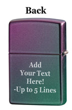 Load image into Gallery viewer, Zippo Lighter - Personalized Customize Message Engrave on Backside Outdoor Wild Nature Mountain Moon Scene Lighter Mountain Scene 48382
