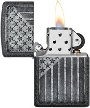 Load image into Gallery viewer, Zippo Lighter- Personalized for US Patriotic USA Stars and Stripes 49485
