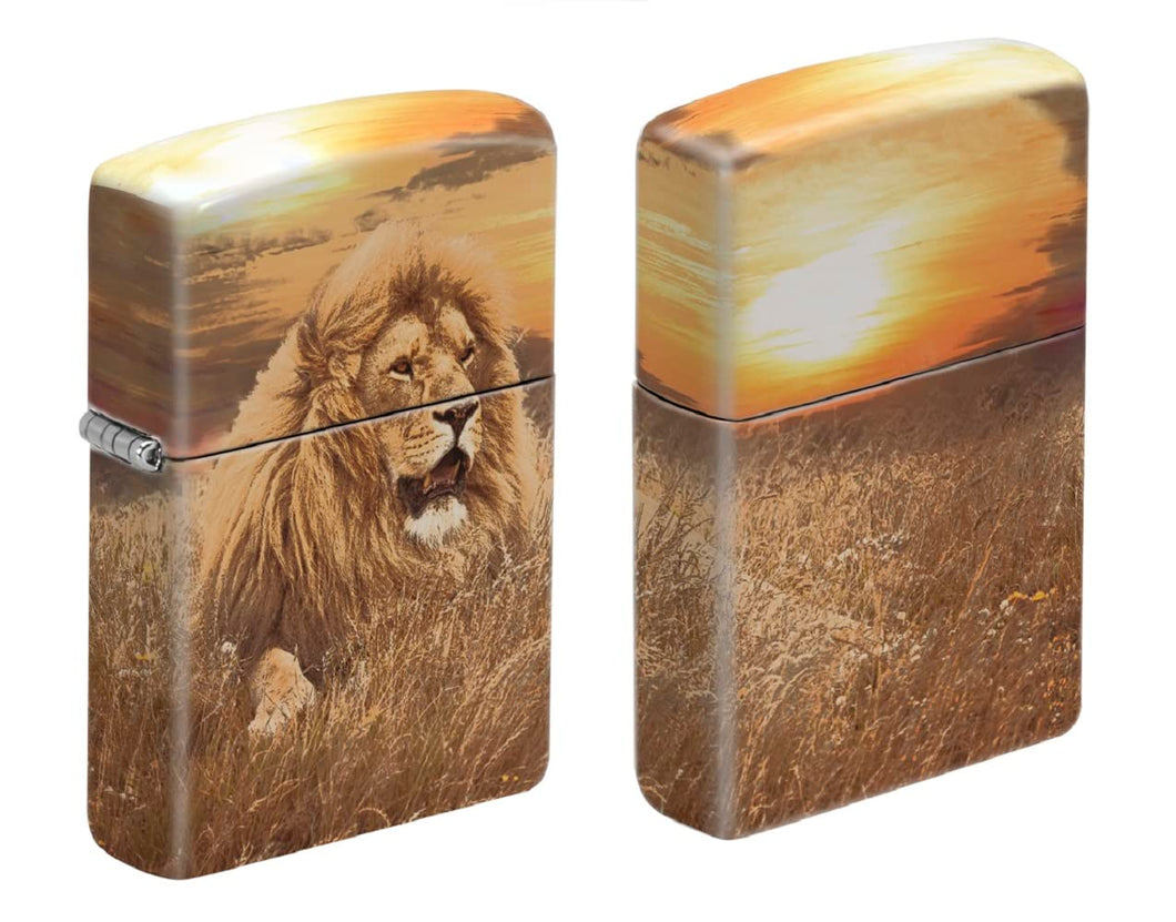 Zippo Lighter- Animals Outdoors Nature Windproof Lighter Lion 540 Color
