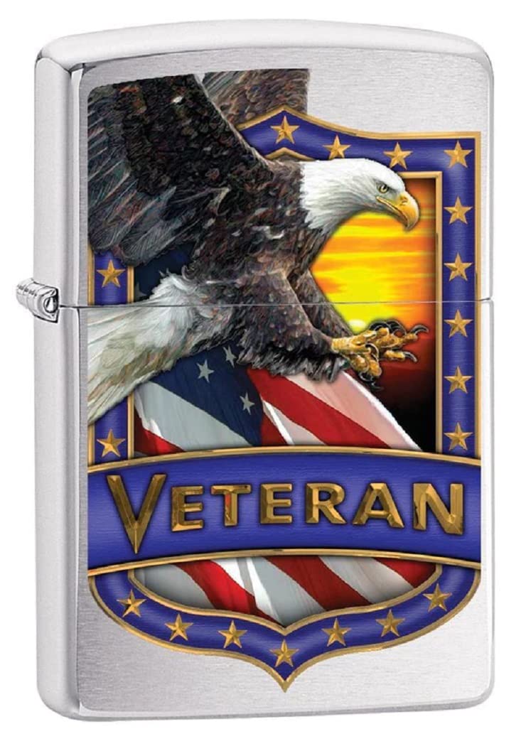 Zippo Lighter – Personalized Custom Message Engraved USMC Marine Military US Army Windproof Lighter