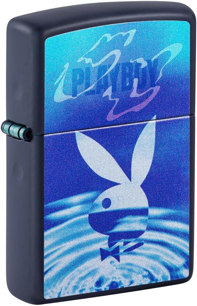 Zippo Lighter- Personalized Message Engrave for Playboy Bunny Water 48745