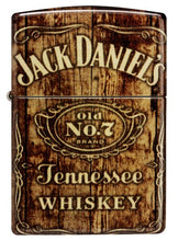 Load image into Gallery viewer, Zippo Lighter - Custom Engraved with Your Message for Jack Daniel&#39;s® Barrel Design 540 Tumbled Brass Pocket Lighter 46278
