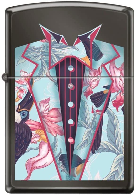 Zippo Lighter- Blazer Suit Black Ice Windproof Lighter #Z5120