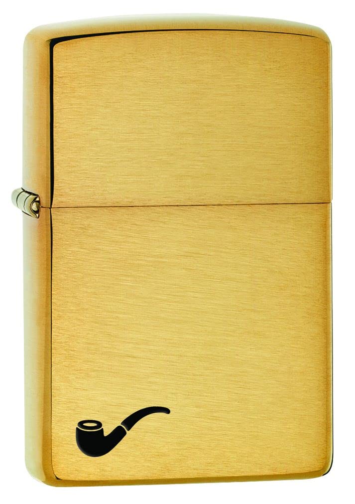 Zippo Lighter - Personalized Custom Message Engraved on Backside for Pipe Insert Windproof Lighter