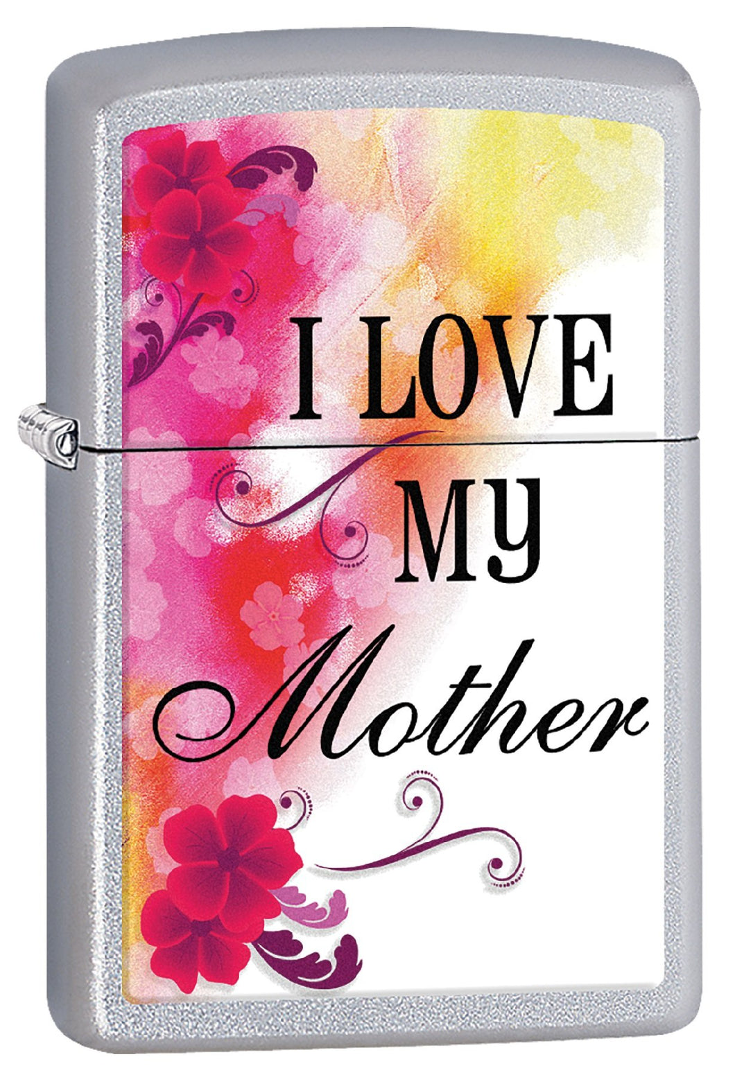 Zippo Lighter - Personalized Message Engraved on Backside I Love My Mother (I Love My Mother Z518)