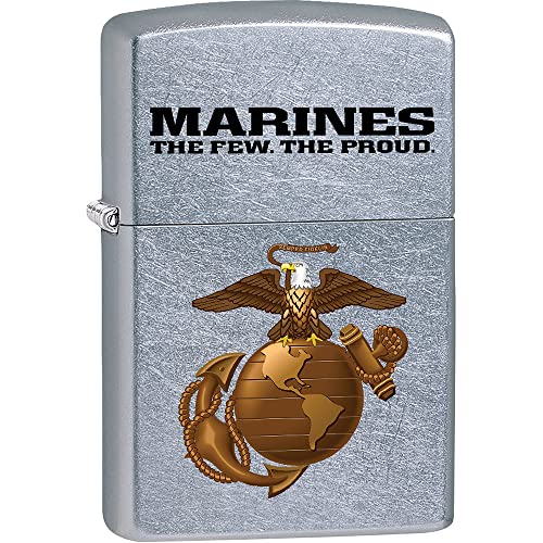 Zippo Lighter- Personalized Engrave for US Marines The Few The Proud Lighter