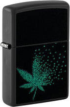 Load image into Gallery viewer, Zippo Lighter - Personalized Message Engraved on Backside Leaf Smoke Collection Windproof Lighter
