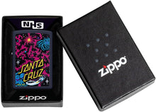 Load image into Gallery viewer, Zippo Santa Cruz Outer Space Galaxy Design Navy Matte Pocket Lighter
