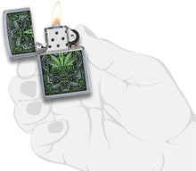 Load image into Gallery viewer, Zippo Lighter- Personalized Engrave for Leaf Designs Cypress Hill 49010
