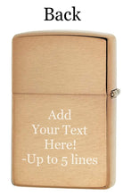 Load image into Gallery viewer, Zippo Lighter- Personalized Engrave for Jack Daniel&#39;s High Polish #254BJD
