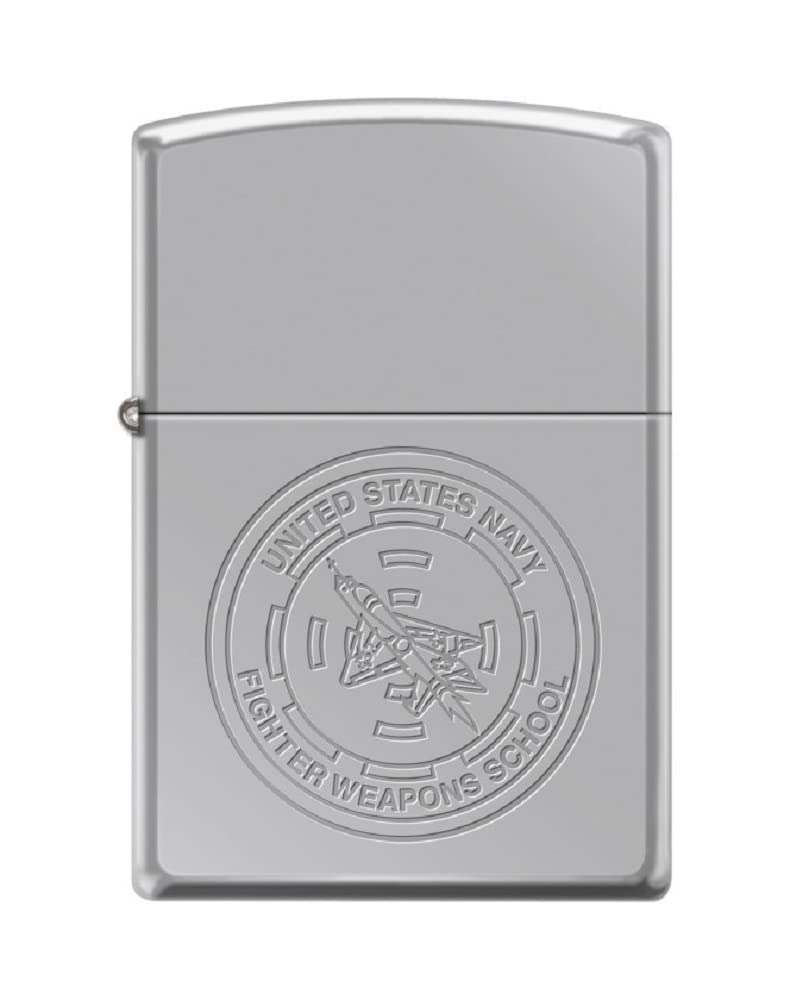 Zippo Lighter- Personalized for US Navy Top Gun Fighters Weapons School #Z5546