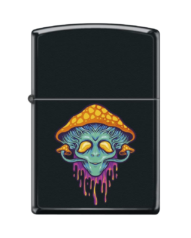 Zippo Lighter- Personalized Engrave Mushroom Trip Design Alien Mushroom #Z6013