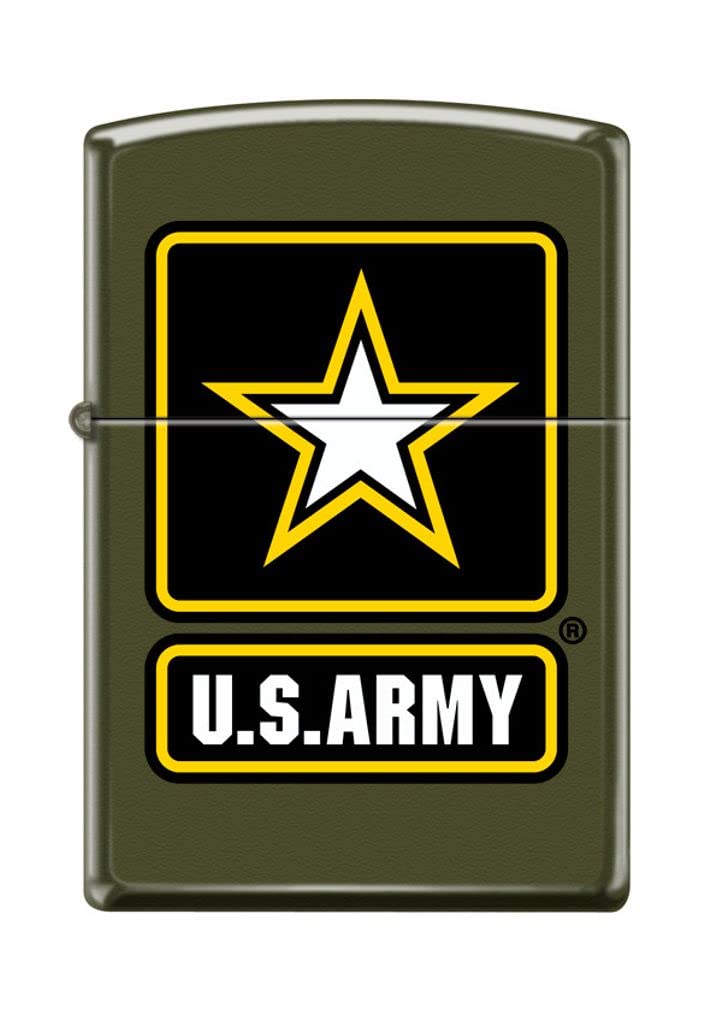 Zippo Lighter- Personalized Engrave for U.S. Army USA Military USA Star Z5030