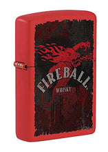 Load image into Gallery viewer, Zippo Lighter- Personalized Message Engrave for FireballZippo Lighter Red 49541
