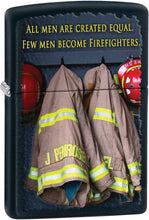 Load image into Gallery viewer, Zippo Lighter- Personalized Fireman Rescue Fire Fighter Fireman Coat 28316
