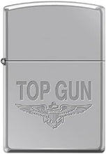 Load image into Gallery viewer, Zippo Lighter- Personalized for US Navy Top Gun Fighters Weapons School #Z5544
