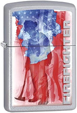 Load image into Gallery viewer, Zippo Lighter- Personalized Engrave for Firefighter Flag Shield #Z5157
