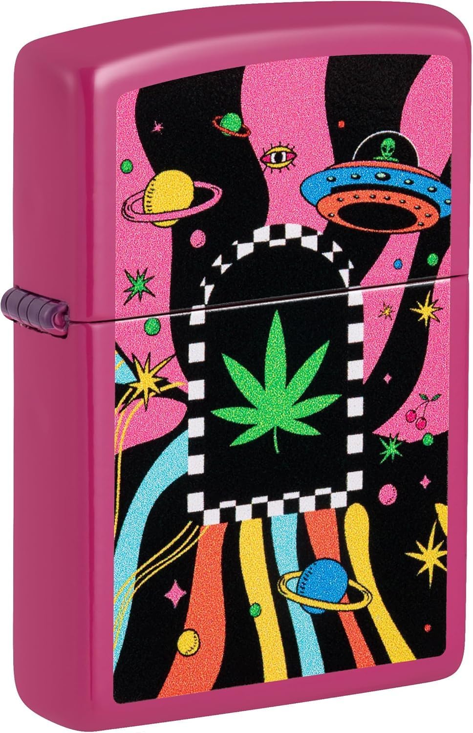 Zippo Lighter - Personalized Message Engraved on Backside Leaf Smoke Collection Windproof Lighter