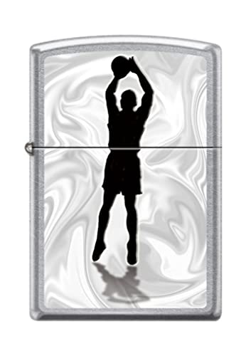 Zippo Lighter- Personalized Engrave for Basketball Player Shadow #Z5267