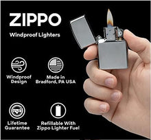 Load image into Gallery viewer, Zippo Lighter- Personalized Engrave on Slim Size #1607

