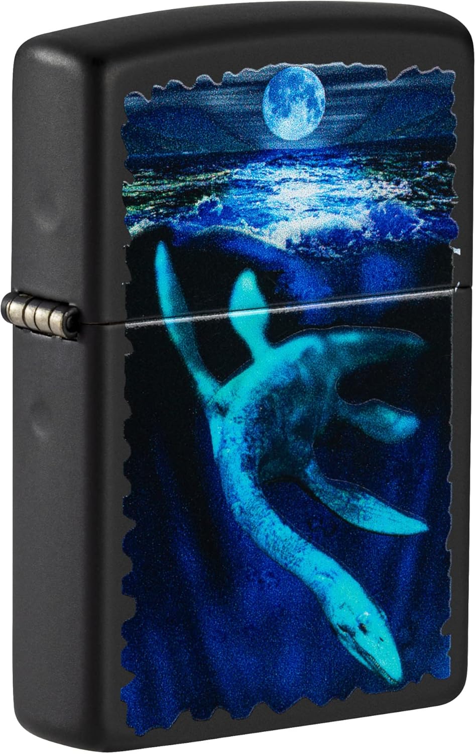 Zippo Black Light Loch Ness Design Pocket Lighter