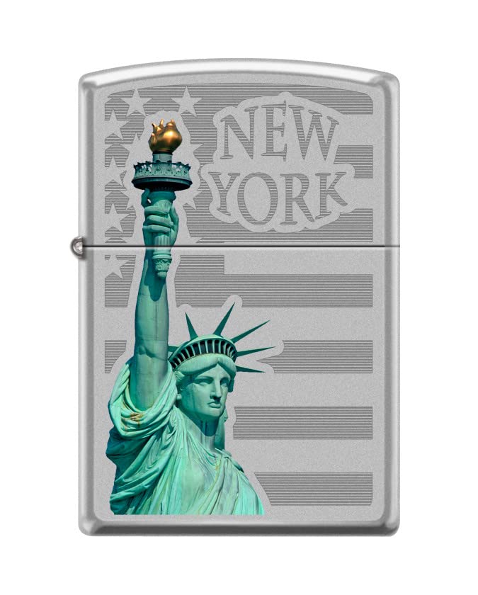 Zippo Lighter- Personalized Engrave for USA City and States New York Z5481