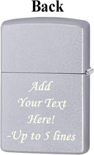 Load image into Gallery viewer, Zippo Lighter- Personalized Message Engrave White Horse Windproof Lighter #Z431
