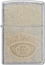 Load image into Gallery viewer, Zippo Jack Daniel&#39;s Logo Street Chrome Pocket Lighter
