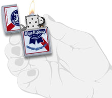 Load image into Gallery viewer, Zippo Lighter Personalized Message Engrave for Pabst Blue Ribbon 49078
