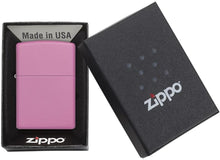 Load image into Gallery viewer, Zippo Lighter- Personalized Message Matte Colors Windproof Lighter Pink #238
