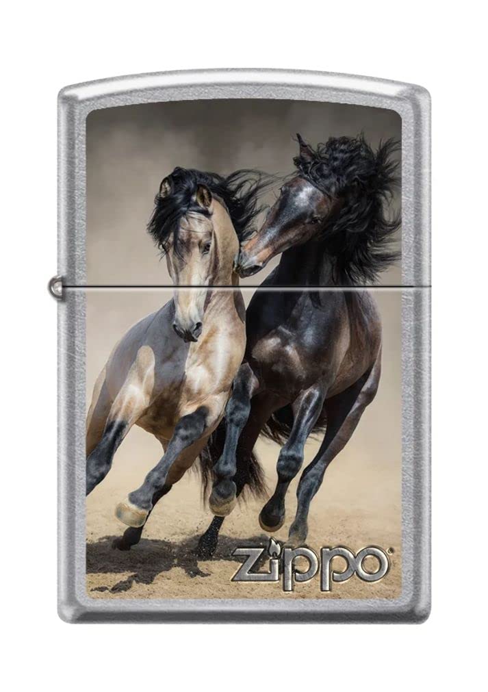 Zippo Lighter- Personalized Engrave for Horses Stallions Gallop #Z5271