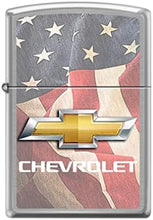 Load image into Gallery viewer, Zippo Lighter- Personalized Engrave for Chevy Chevrolet American Flags USA Z5028
