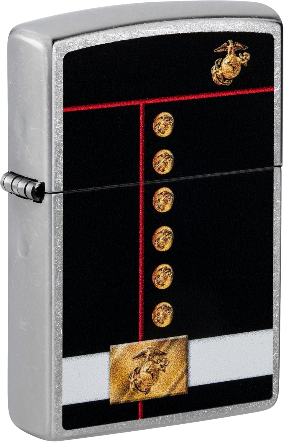 Zippo Lighter – Personalized Custom Message Engraved USMC Marine Military US Army Windproof Lighter