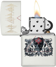 Load image into Gallery viewer, Zippo Lighter- Personalized Engrave for Skull Series2 Def Leppard Skull 49237
