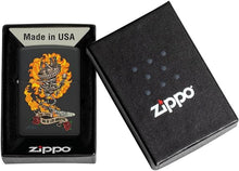 Load image into Gallery viewer, Zippo - Customized Message for Rick Rietveld Day of The Dead - Black Matte 48954
