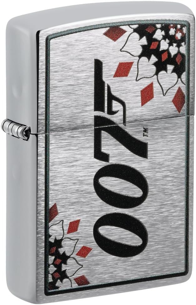 Zippo Lighter- Personalized Message Engrave for James Bond 007 Bond 48734