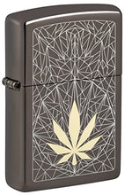 Load image into Gallery viewer, Zippo Lighter- Personalized Engrave for Leaf Designs Leaf Black Ice #48384
