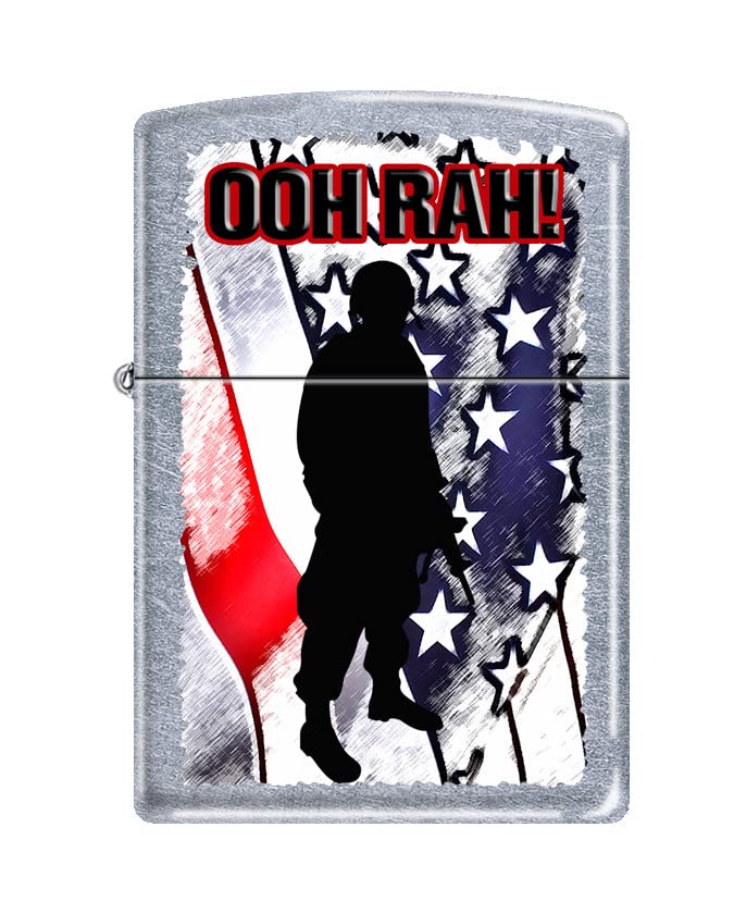 Zippo Lighter- Personalized Engrave for US Marine Corps USMC Ooh-Rah! #Z5363