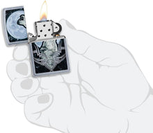 Load image into Gallery viewer, Zippo Lighter- Personalized Engrave Howling Wolf Design 49261
