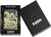 Load image into Gallery viewer, Zippo Lighter- Personalized Message Engrave for Dragon Dragon Design 48907
