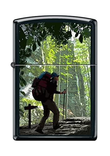 Zippo Lighter- Personalized Engrave Hiking Trailing Camping Tent Trailer Z5095