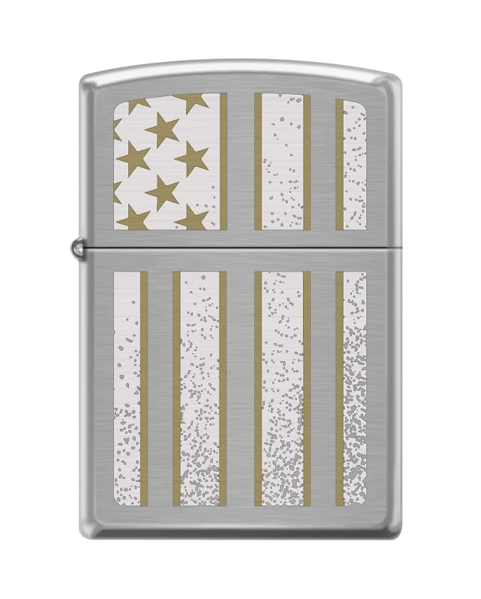 Zippo Lighter- Personalized for US Patriotic USA Flag American Z5290