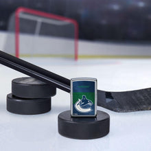 Load image into Gallery viewer, Zippo Lighter - Personalized Customize Message Engrave on Backside for Vancouver Canucks NHL Team 48056
