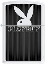 Load image into Gallery viewer, Zippo Lighter- Personalized Engrave for Playboy Bunny Rabbit Pinstripes Z5556
